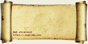 Emilija Rakovac vizit kartica